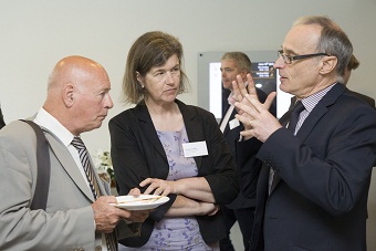 Prof Vic Duance, Director Arthritis Research UK Biomechanics and Bioengineering Centre, Cardiff University; Valerie Sparkes, Lecturer in Physiotherapy, Cardiff University; Prof Alan Silman, Medical Director, Arthritis Research UK